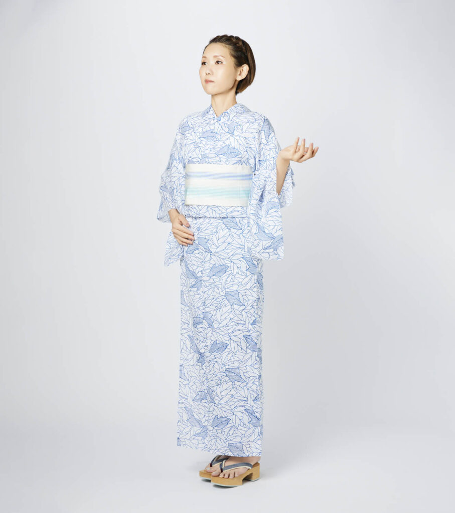 Y20 浴衣「古典回帰」竹 空色