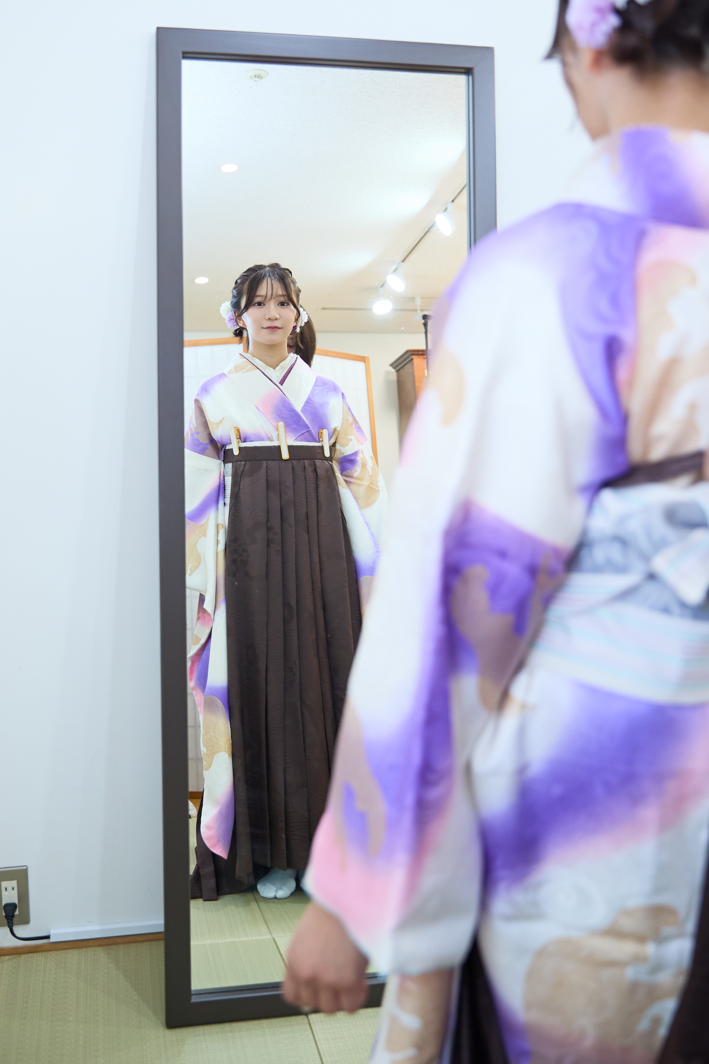 卒業袴の着付け